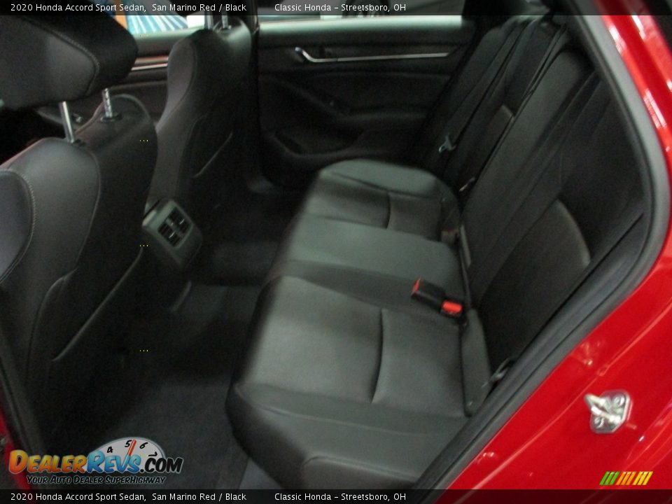 2020 Honda Accord Sport Sedan San Marino Red / Black Photo #26