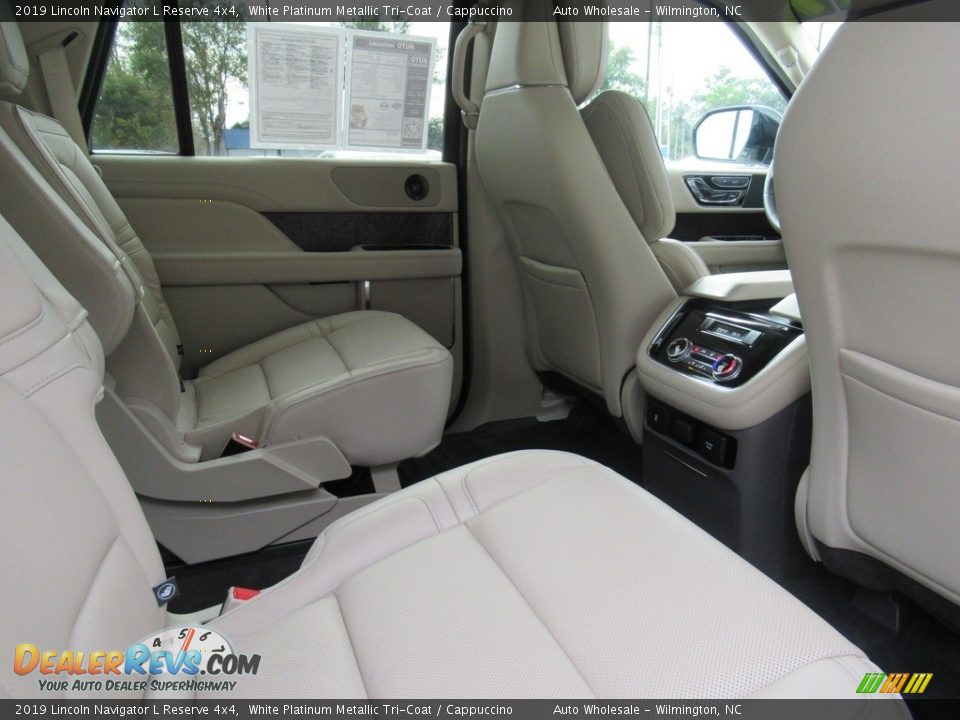 Rear Seat of 2019 Lincoln Navigator L Reserve 4x4 Photo #12