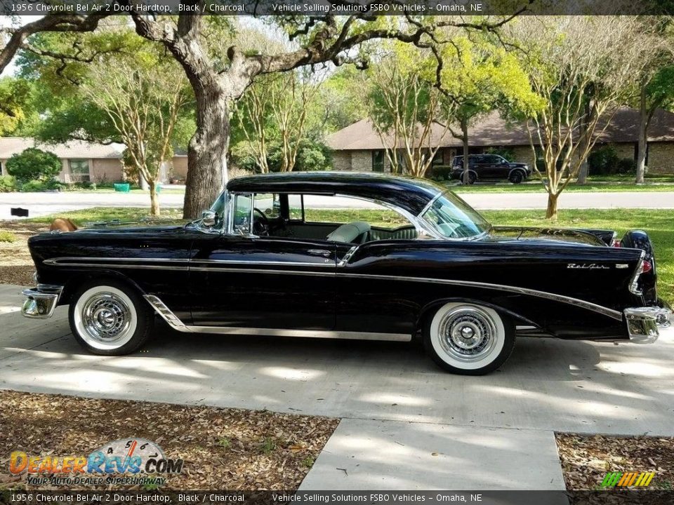 Black 1956 Chevrolet Bel Air 2 Door Hardtop Photo #1