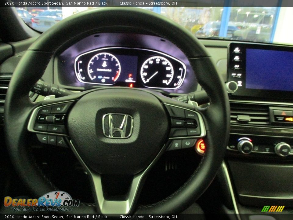 2020 Honda Accord Sport Sedan San Marino Red / Black Photo #31