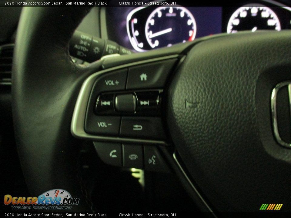 2020 Honda Accord Sport Sedan San Marino Red / Black Photo #32