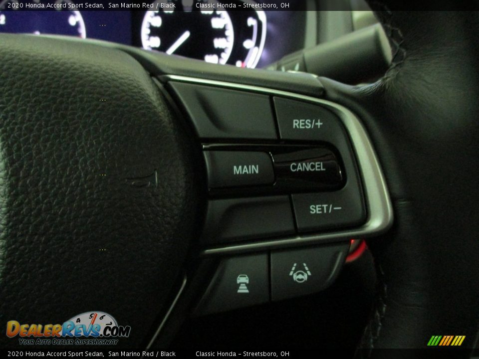 2020 Honda Accord Sport Sedan San Marino Red / Black Photo #33