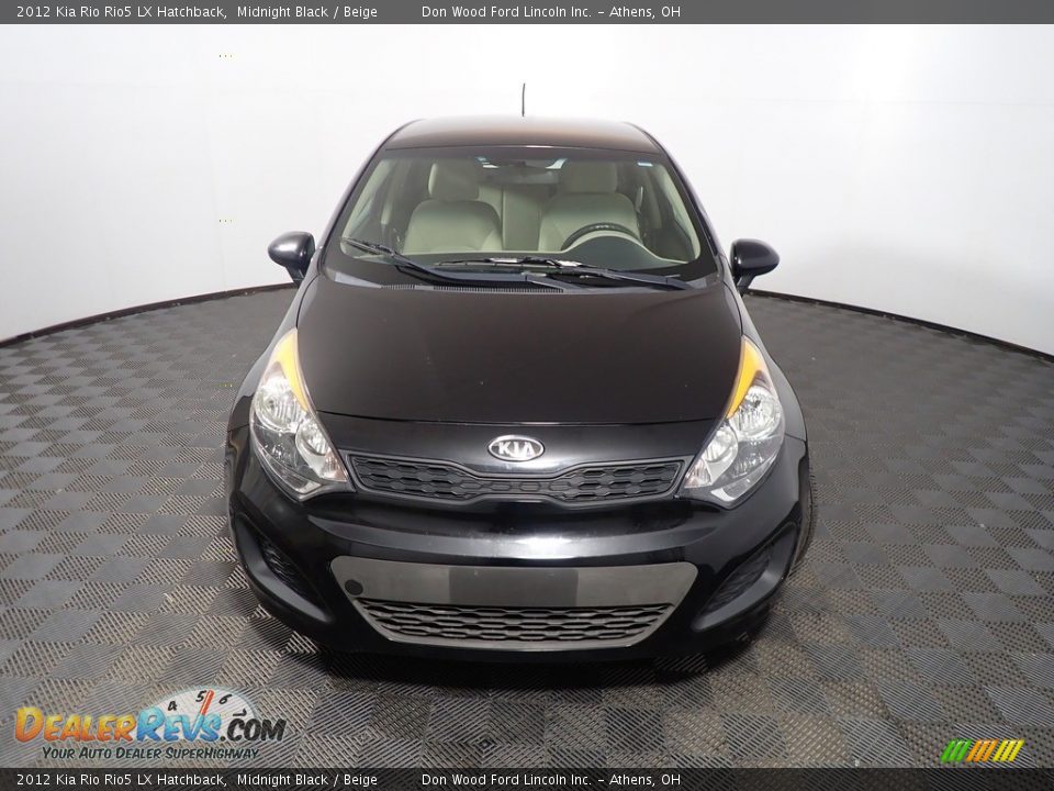 2012 Kia Rio Rio5 LX Hatchback Midnight Black / Beige Photo #4