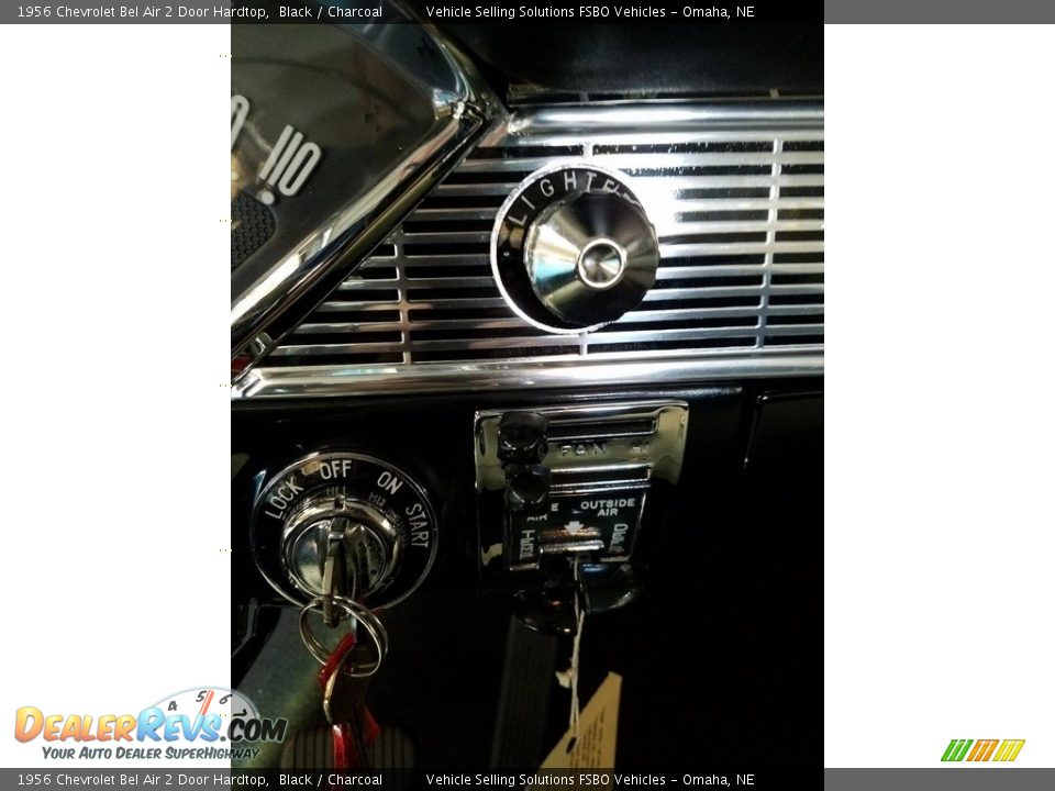 Controls of 1956 Chevrolet Bel Air 2 Door Hardtop Photo #9
