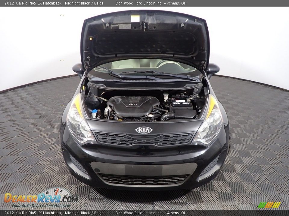 2012 Kia Rio Rio5 LX Hatchback Midnight Black / Beige Photo #5