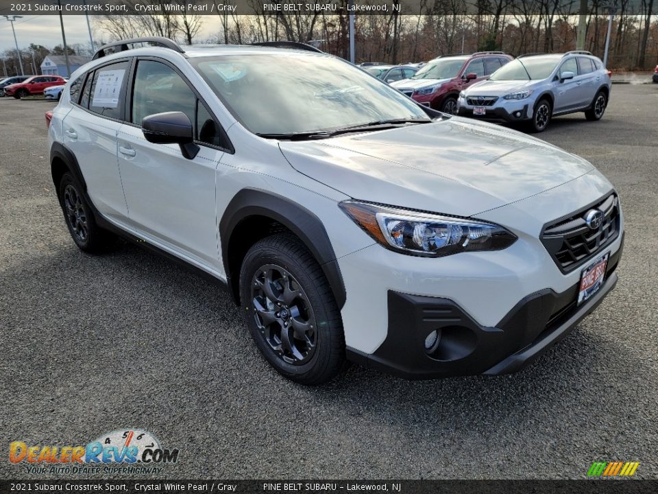 2021 Subaru Crosstrek Sport Crystal White Pearl / Gray Photo #1