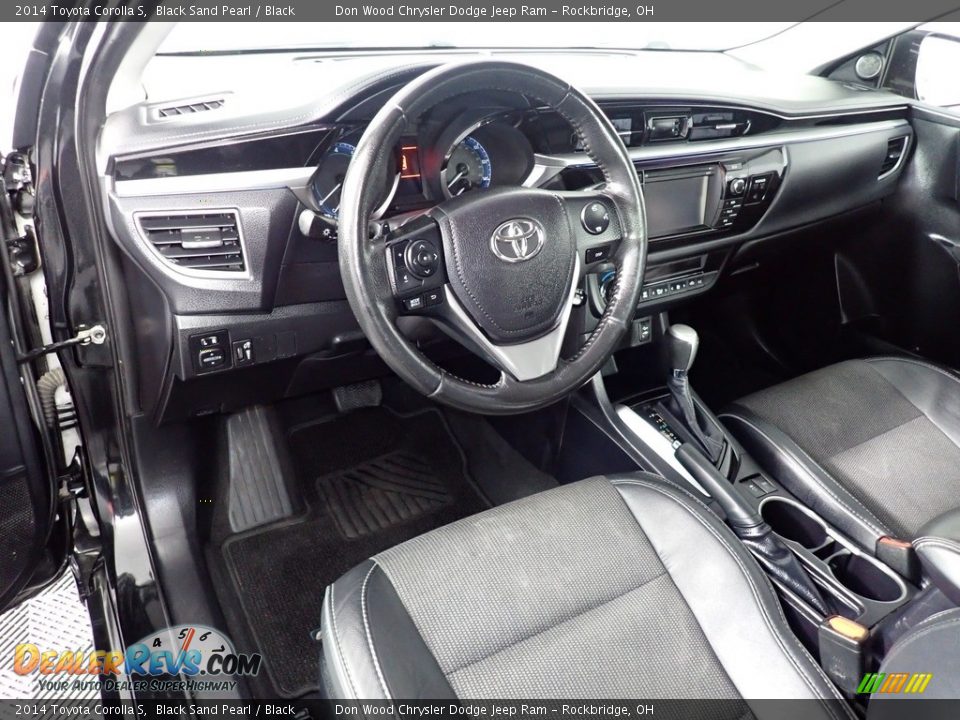 2014 Toyota Corolla S Black Sand Pearl / Black Photo #22