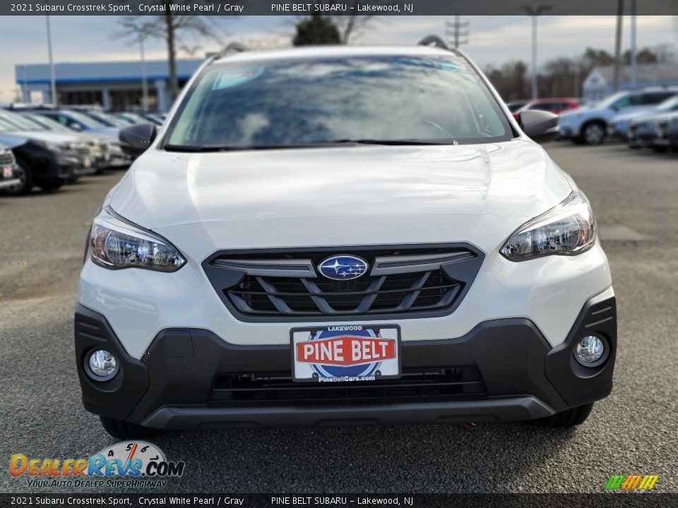 2021 Subaru Crosstrek Sport Crystal White Pearl / Gray Photo #3