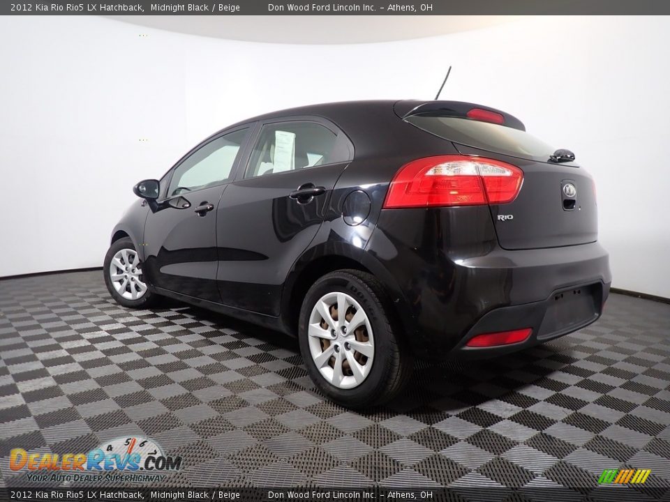 2012 Kia Rio Rio5 LX Hatchback Midnight Black / Beige Photo #11