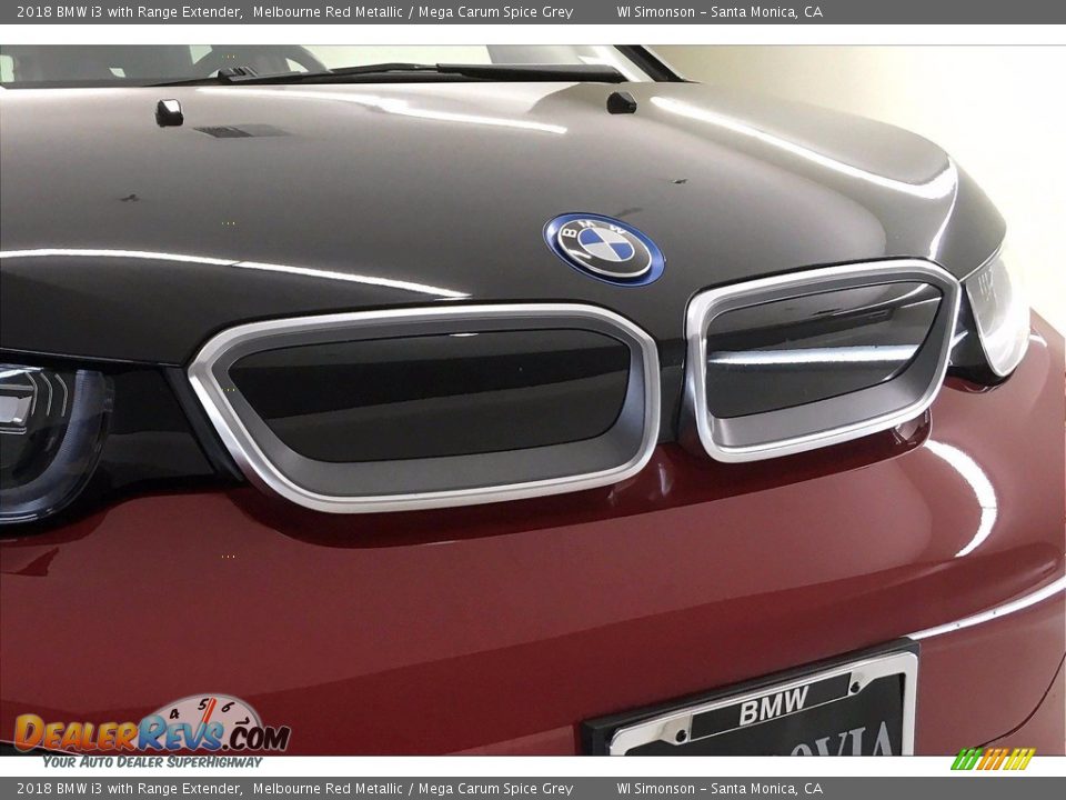 2018 BMW i3 with Range Extender Melbourne Red Metallic / Mega Carum Spice Grey Photo #30