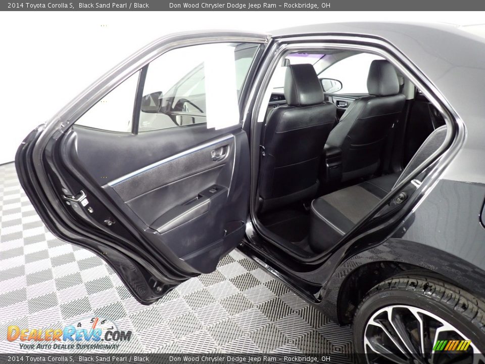 2014 Toyota Corolla S Black Sand Pearl / Black Photo #24
