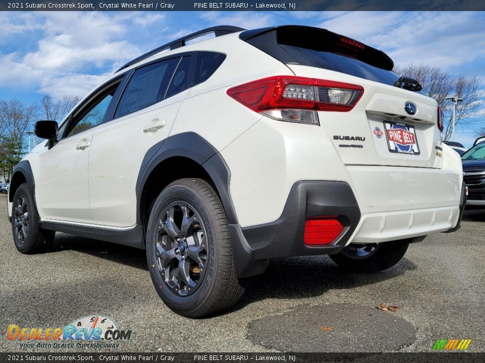 2021 Subaru Crosstrek Sport Crystal White Pearl / Gray Photo #6