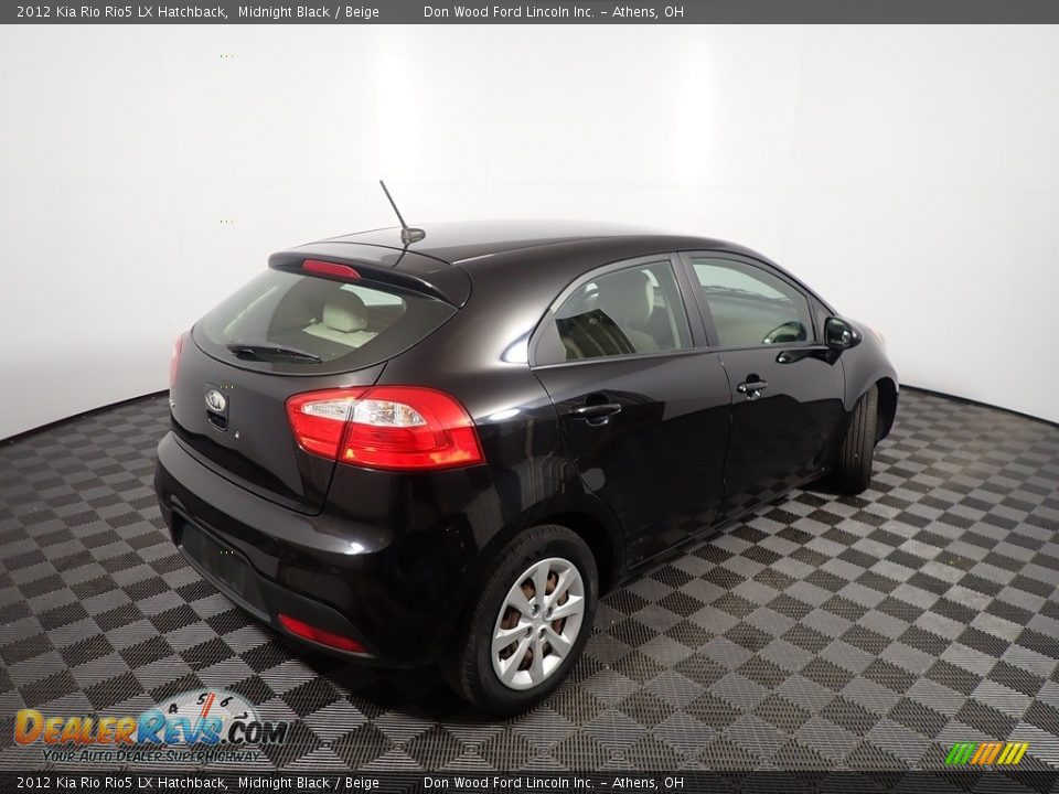 2012 Kia Rio Rio5 LX Hatchback Midnight Black / Beige Photo #15