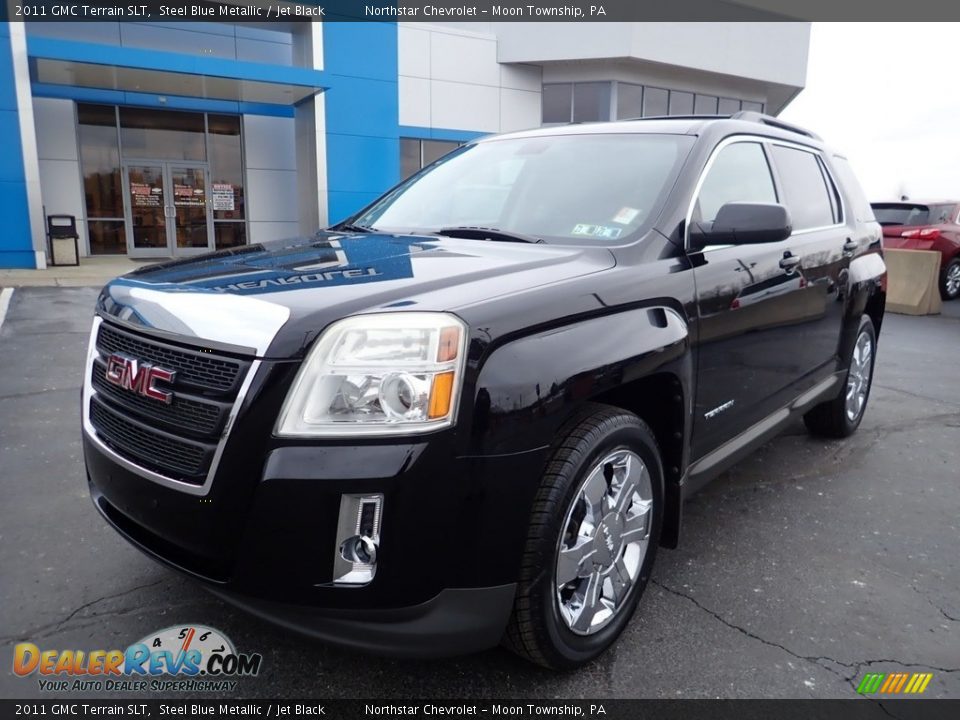 2011 GMC Terrain SLT Steel Blue Metallic / Jet Black Photo #2