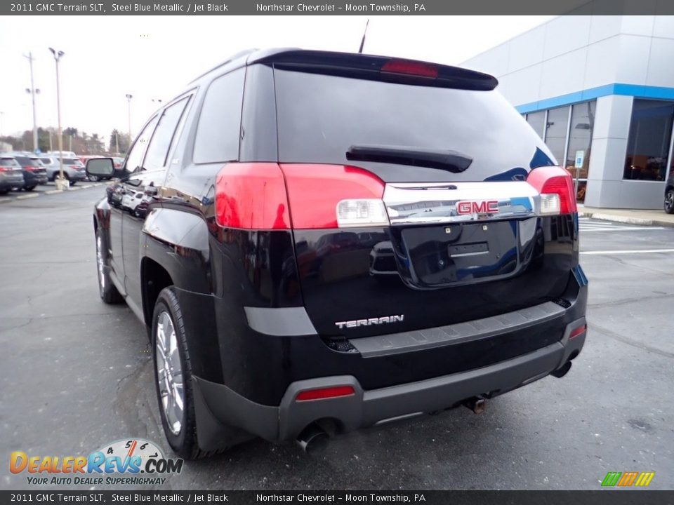 2011 GMC Terrain SLT Steel Blue Metallic / Jet Black Photo #5