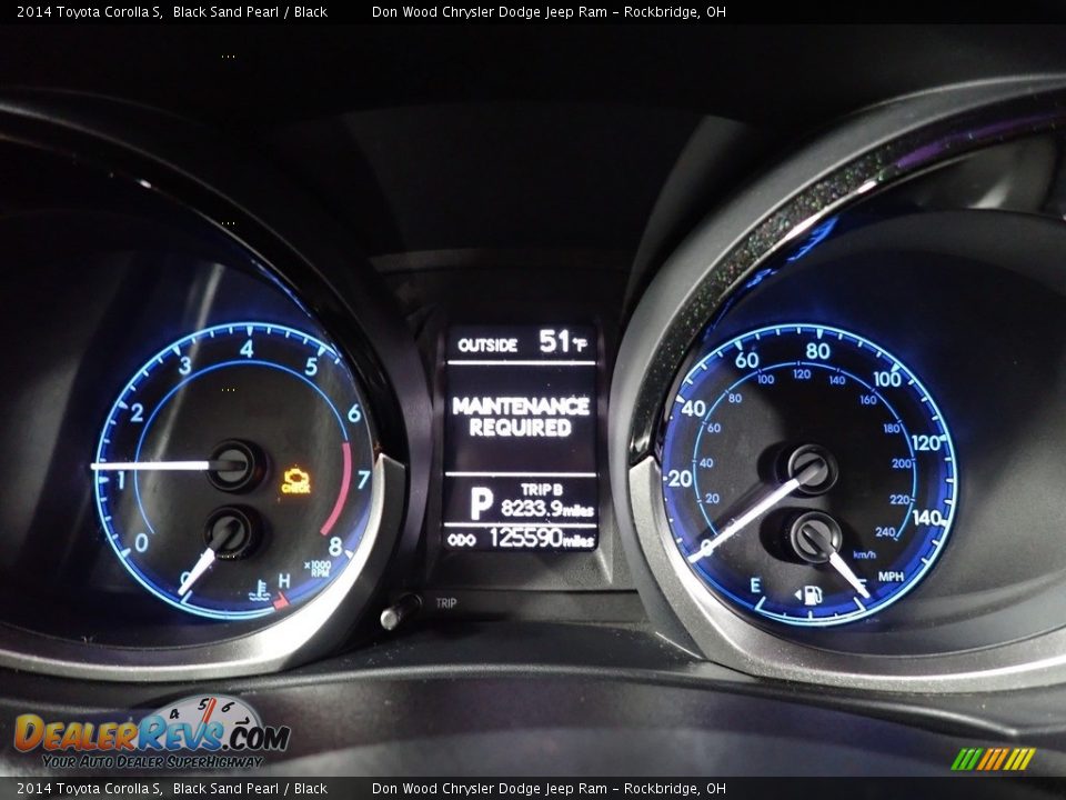2014 Toyota Corolla S Black Sand Pearl / Black Photo #32