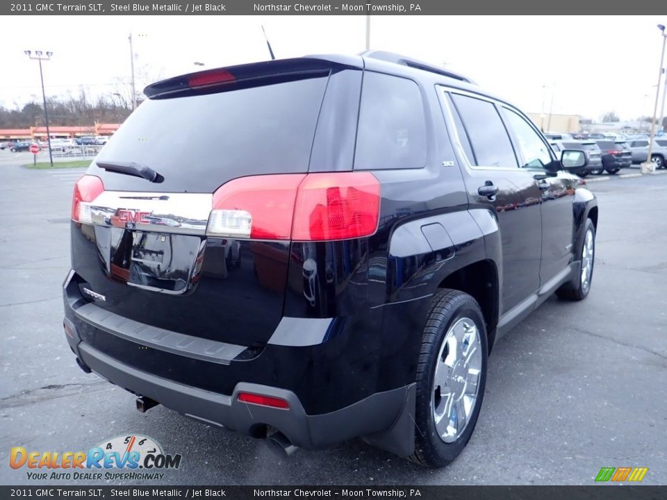 2011 GMC Terrain SLT Steel Blue Metallic / Jet Black Photo #8