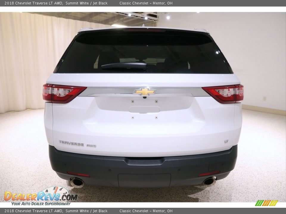 2018 Chevrolet Traverse LT AWD Summit White / Jet Black Photo #19