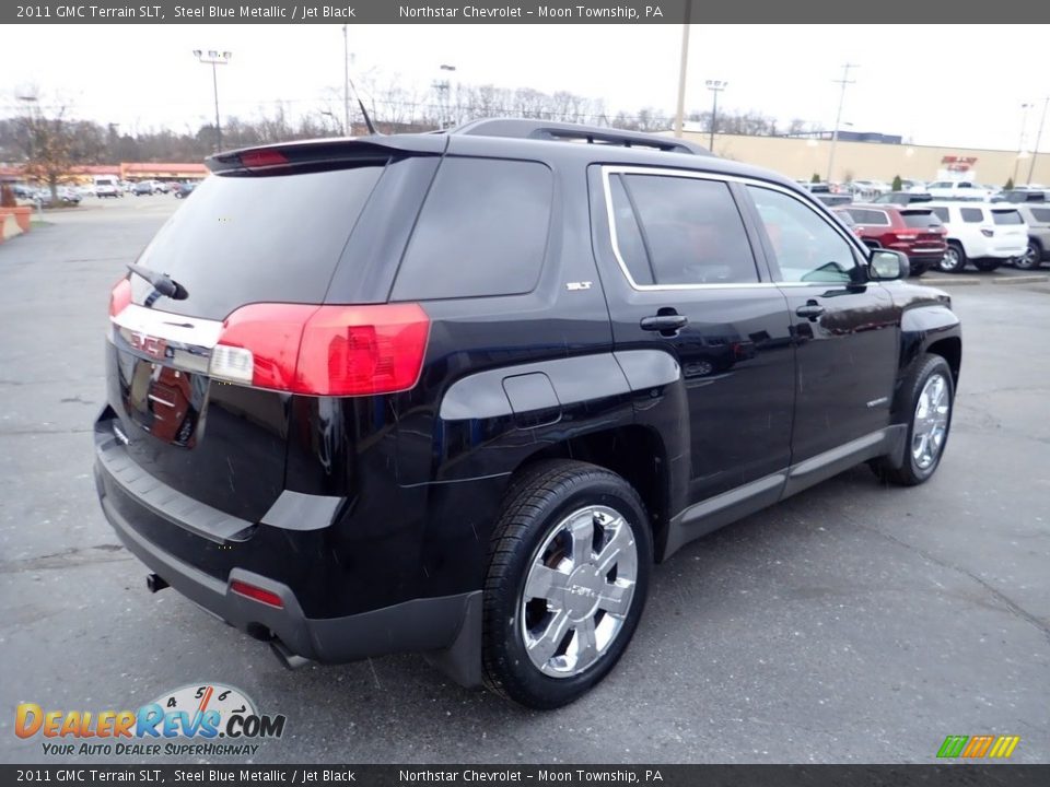 2011 GMC Terrain SLT Steel Blue Metallic / Jet Black Photo #9