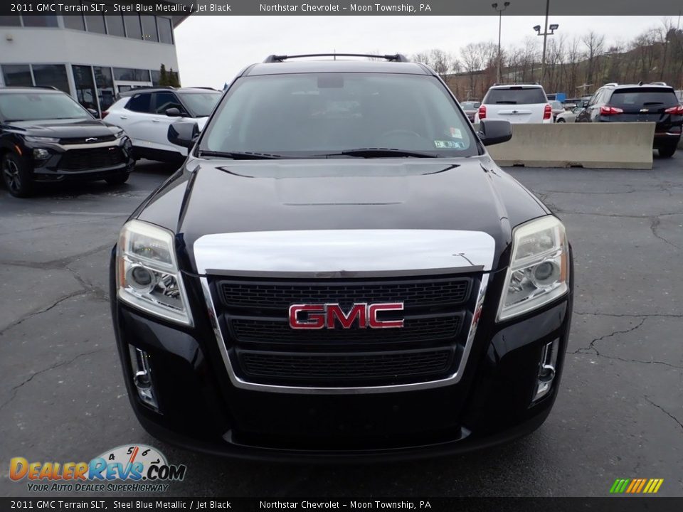 2011 GMC Terrain SLT Steel Blue Metallic / Jet Black Photo #13