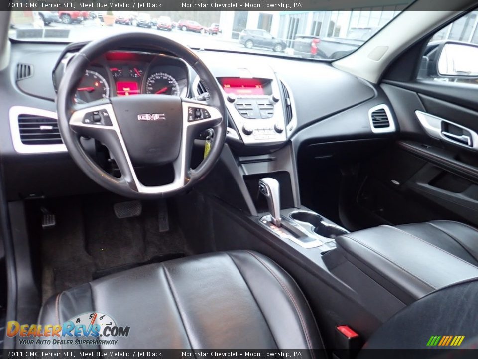 2011 GMC Terrain SLT Steel Blue Metallic / Jet Black Photo #21