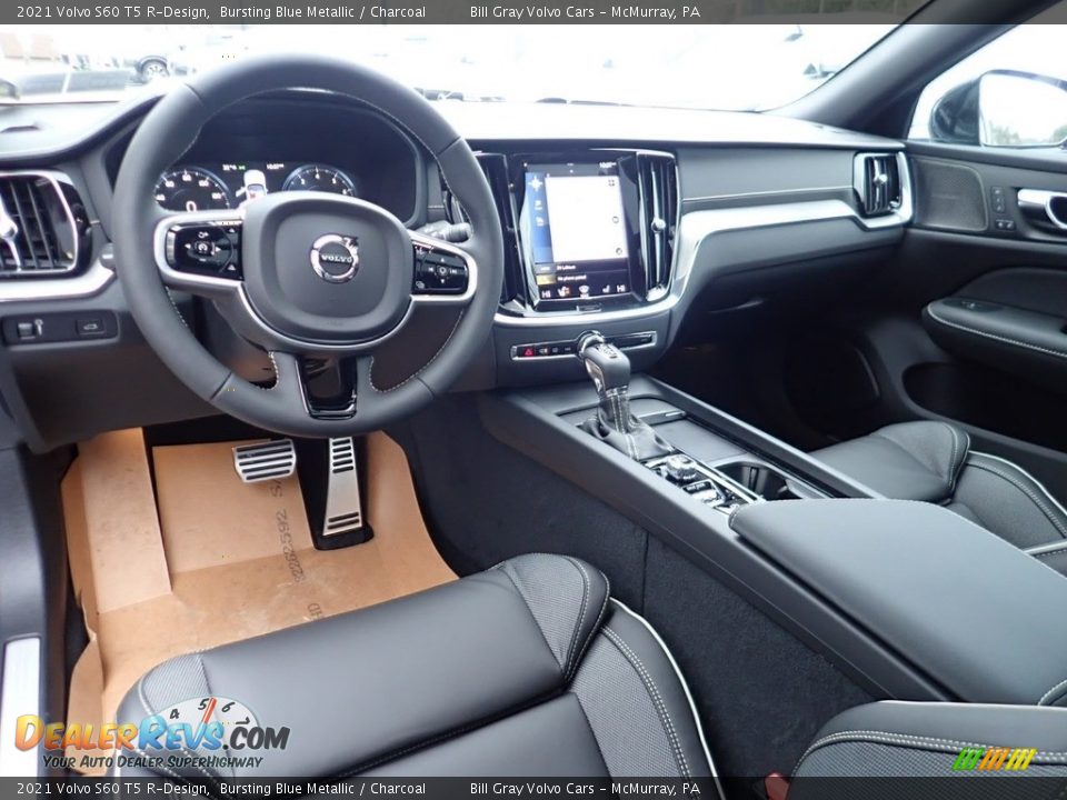 Charcoal Interior - 2021 Volvo S60 T5 R-Design Photo #9