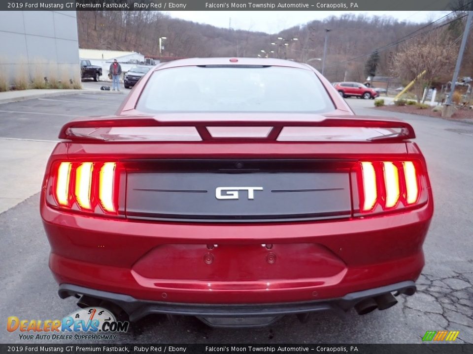 2019 Ford Mustang GT Premium Fastback Ruby Red / Ebony Photo #3
