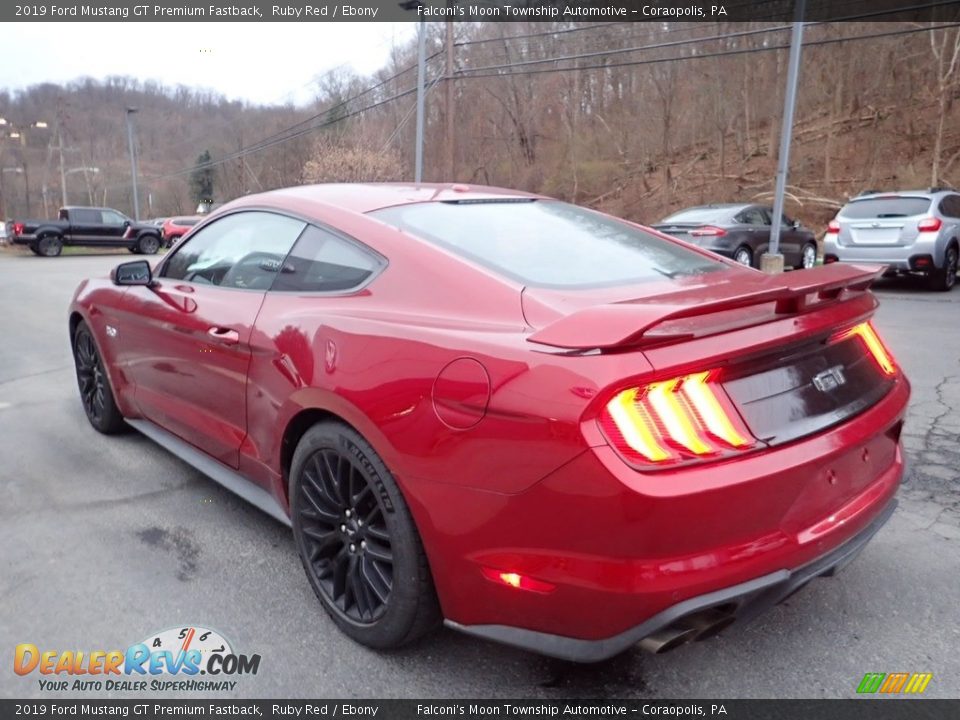 2019 Ford Mustang GT Premium Fastback Ruby Red / Ebony Photo #4