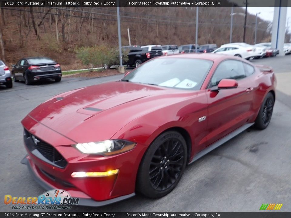 2019 Ford Mustang GT Premium Fastback Ruby Red / Ebony Photo #6