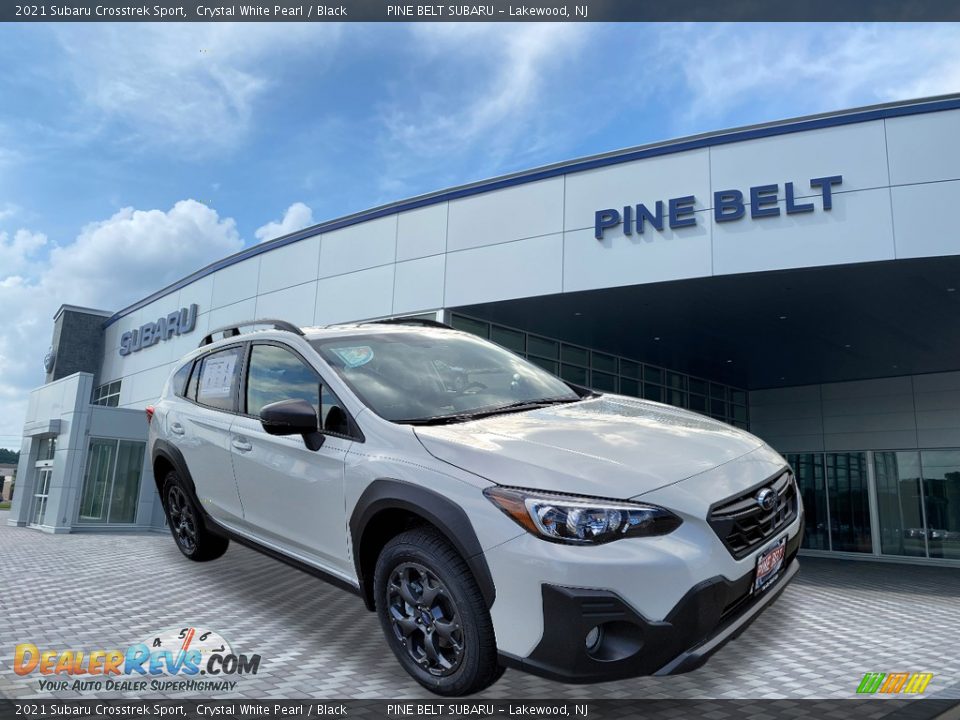 2021 Subaru Crosstrek Sport Crystal White Pearl / Black Photo #1