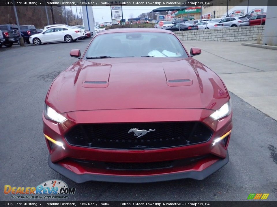 2019 Ford Mustang GT Premium Fastback Ruby Red / Ebony Photo #7