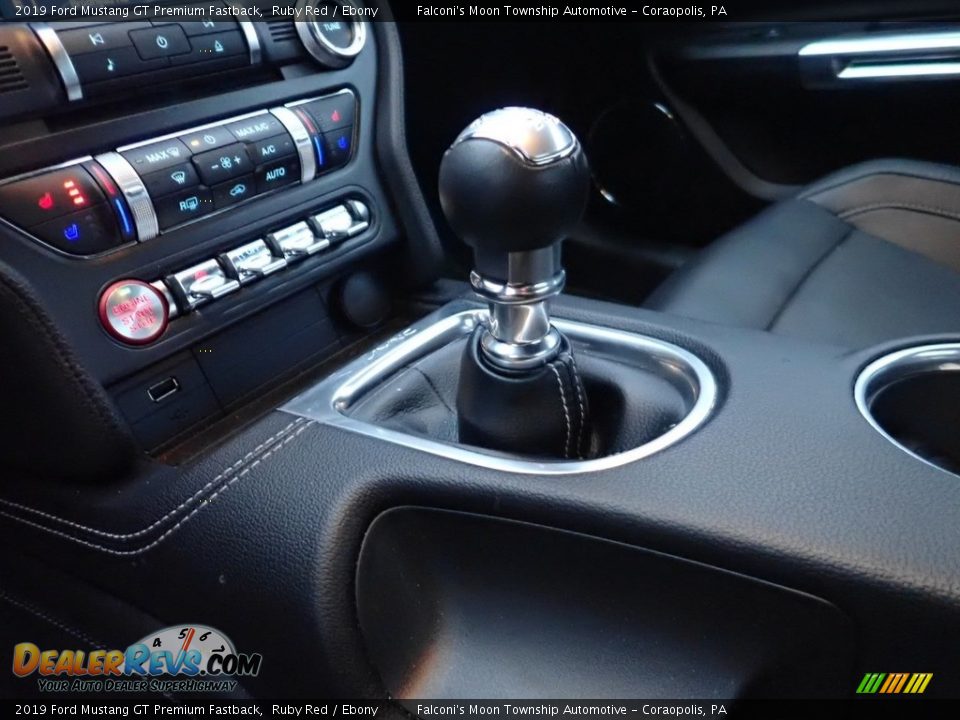 2019 Ford Mustang GT Premium Fastback Ruby Red / Ebony Photo #19