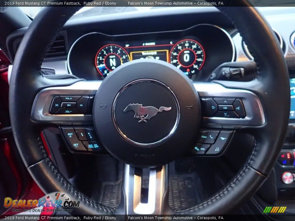 2019 Ford Mustang GT Premium Fastback Ruby Red / Ebony Photo #20