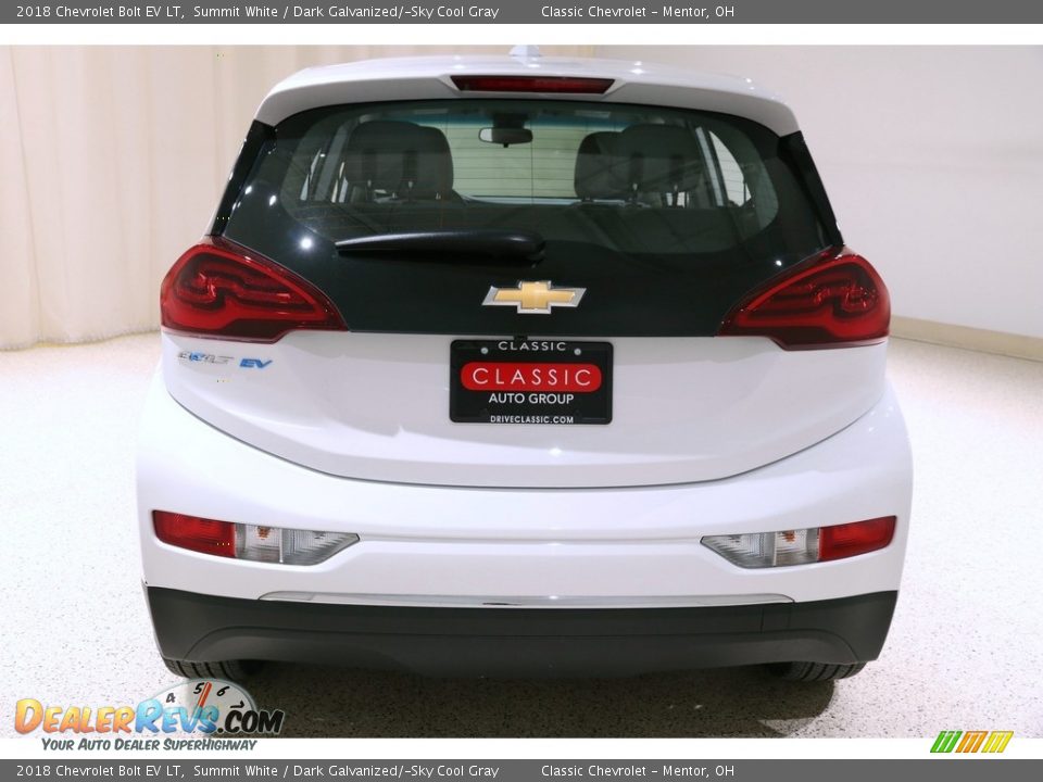 2018 Chevrolet Bolt EV LT Summit White / Dark Galvanized/­Sky Cool Gray Photo #32