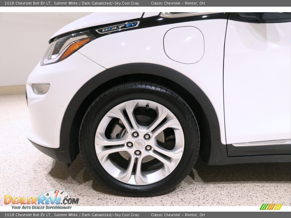 2018 Chevrolet Bolt EV LT Summit White / Dark Galvanized/­Sky Cool Gray Photo #34