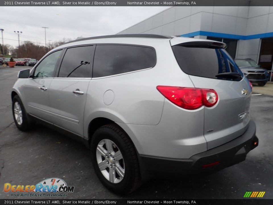 2011 Chevrolet Traverse LT AWD Silver Ice Metallic / Ebony/Ebony Photo #4