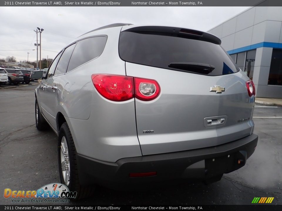 2011 Chevrolet Traverse LT AWD Silver Ice Metallic / Ebony/Ebony Photo #5