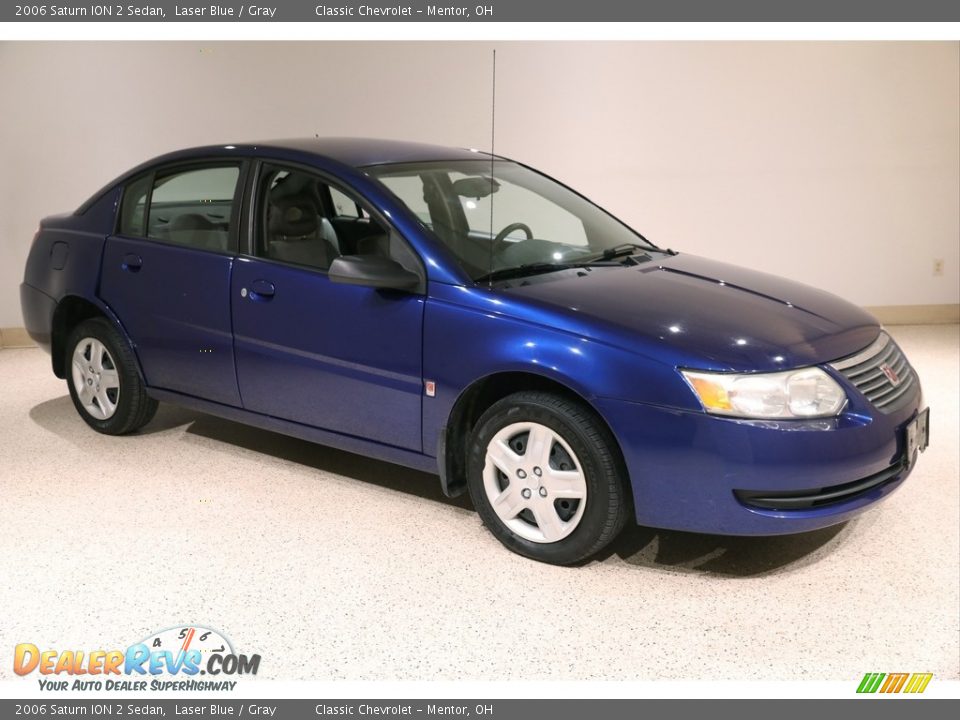 2006 Saturn ION 2 Sedan Laser Blue / Gray Photo #1