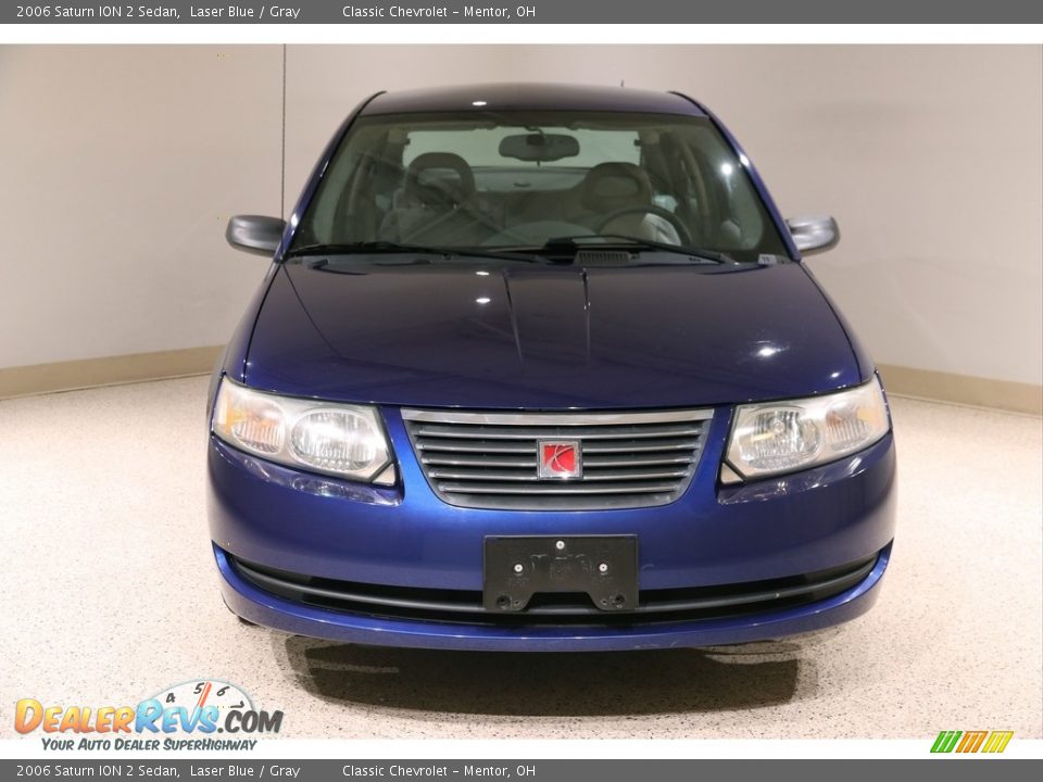 2006 Saturn ION 2 Sedan Laser Blue / Gray Photo #2