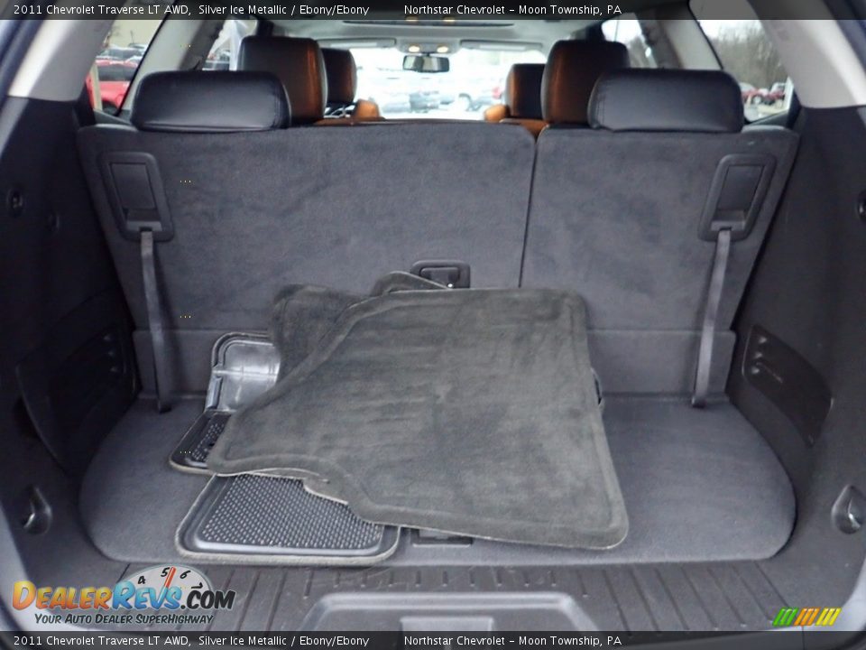 2011 Chevrolet Traverse LT AWD Silver Ice Metallic / Ebony/Ebony Photo #7