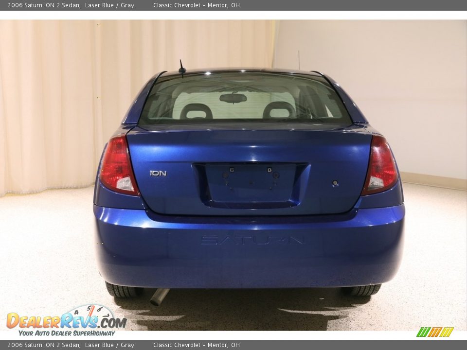 2006 Saturn ION 2 Sedan Laser Blue / Gray Photo #14