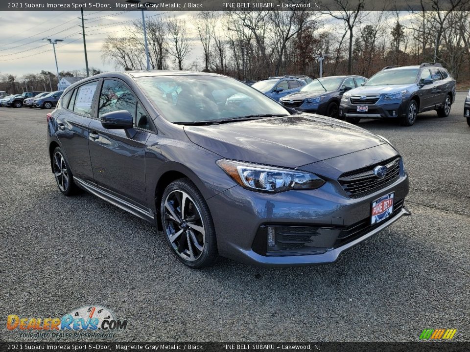 2021 Subaru Impreza Sport 5-Door Magnetite Gray Metallic / Black Photo #1