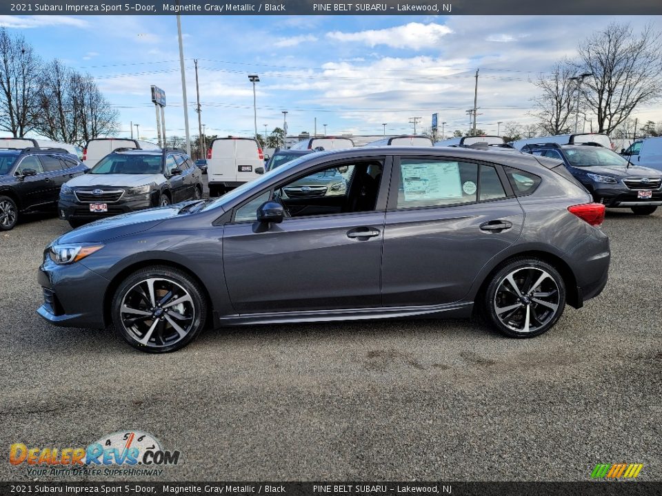 2021 Subaru Impreza Sport 5-Door Magnetite Gray Metallic / Black Photo #4