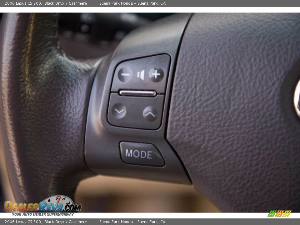 2006 Lexus GS 300 Black Onyx / Cashmere Photo #14