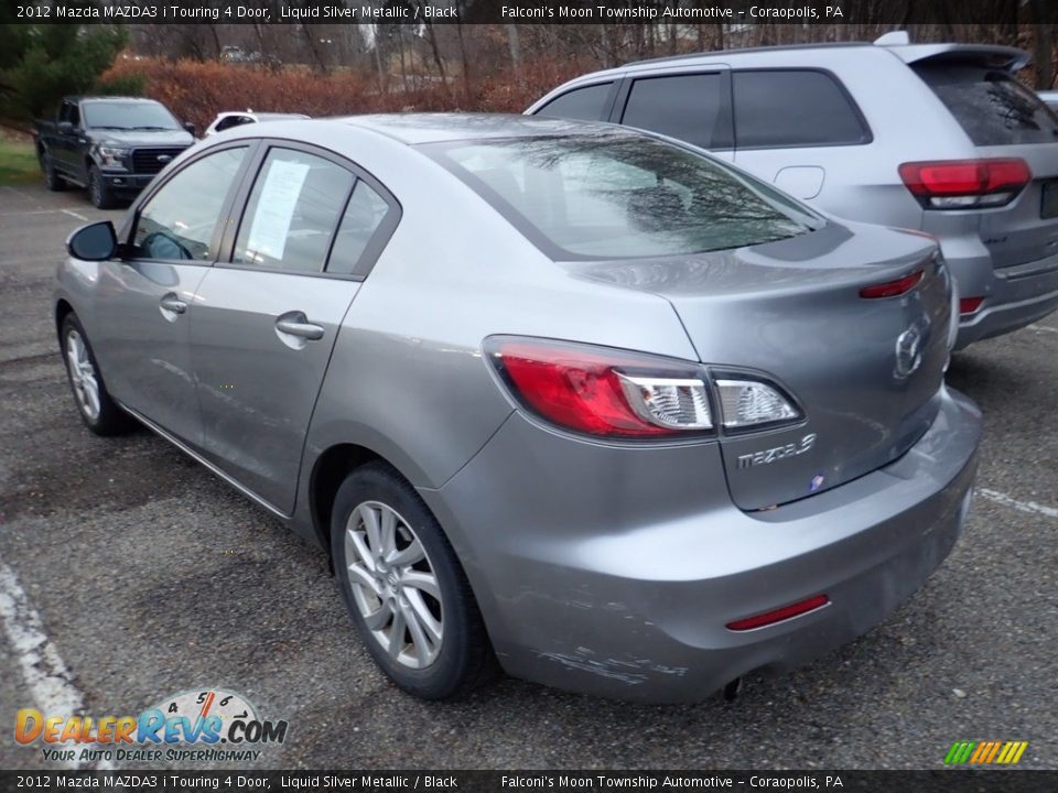 2012 Mazda MAZDA3 i Touring 4 Door Liquid Silver Metallic / Black Photo #2