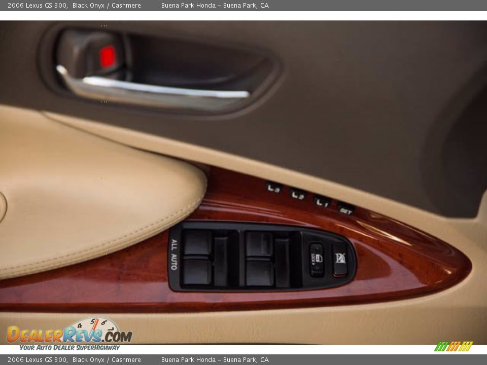 2006 Lexus GS 300 Black Onyx / Cashmere Photo #28