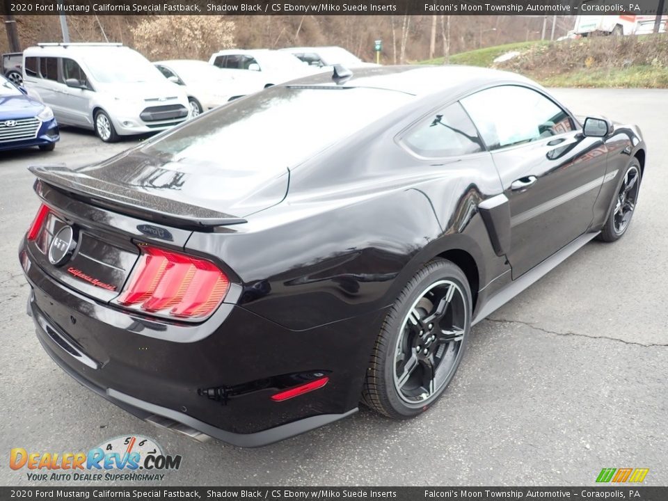 2020 Ford Mustang California Special Fastback Shadow Black / CS Ebony w/Miko Suede Inserts Photo #2