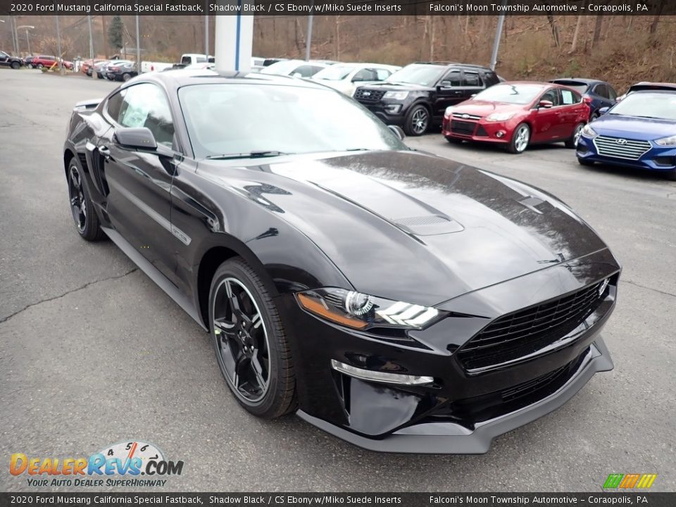 2020 Ford Mustang California Special Fastback Shadow Black / CS Ebony w/Miko Suede Inserts Photo #3