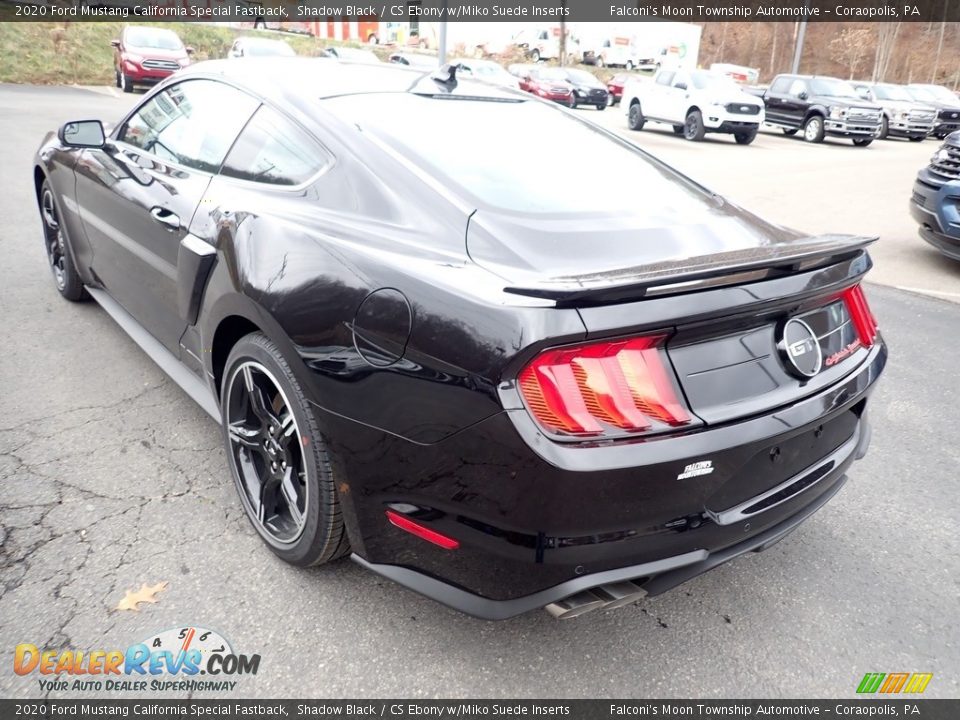 2020 Ford Mustang California Special Fastback Shadow Black / CS Ebony w/Miko Suede Inserts Photo #6