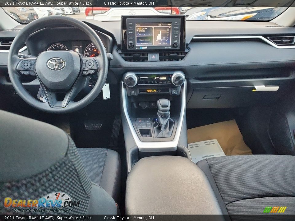 2021 Toyota RAV4 LE AWD Super White / Black Photo #4